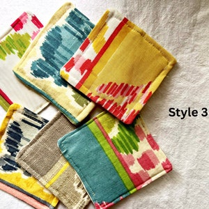 Vintage Fabric Coasters Style 3