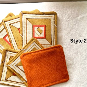 Vintage Fabric Coasters Style 2