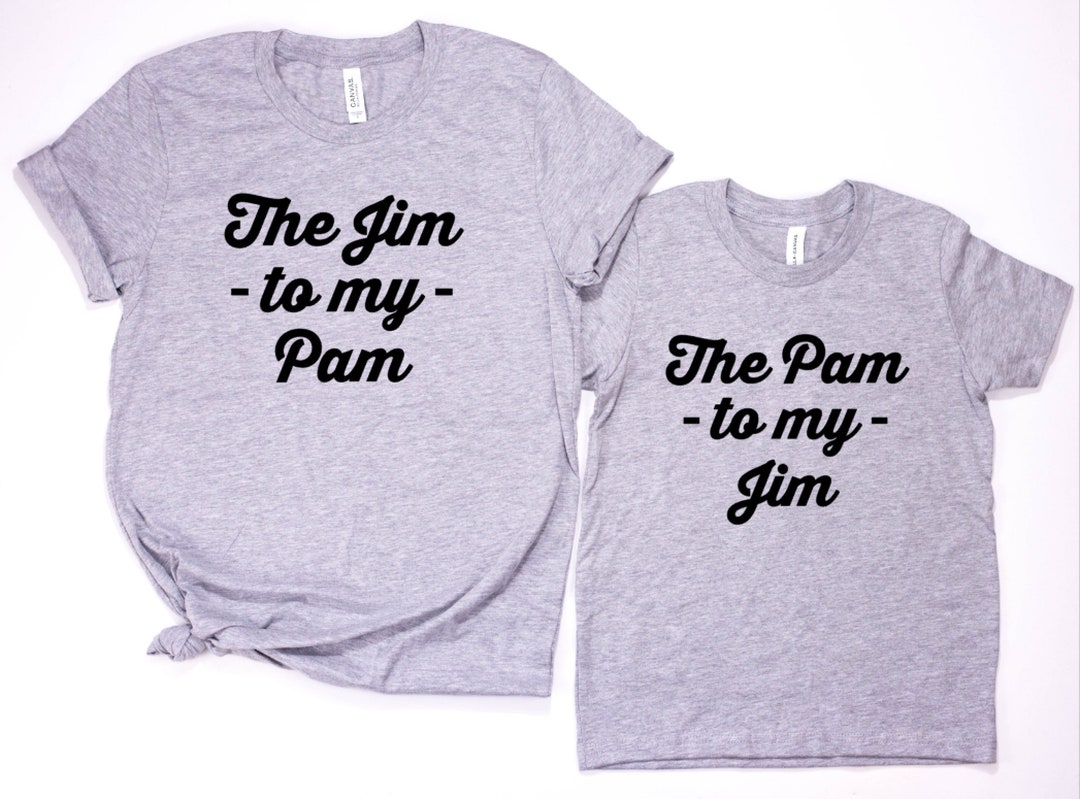 My Pam to My Jim My Jim to My Pam Matching Shirts Etsy