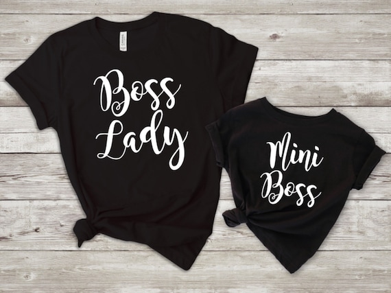 Boss Lady Mini Boss Matching Set Mommy 