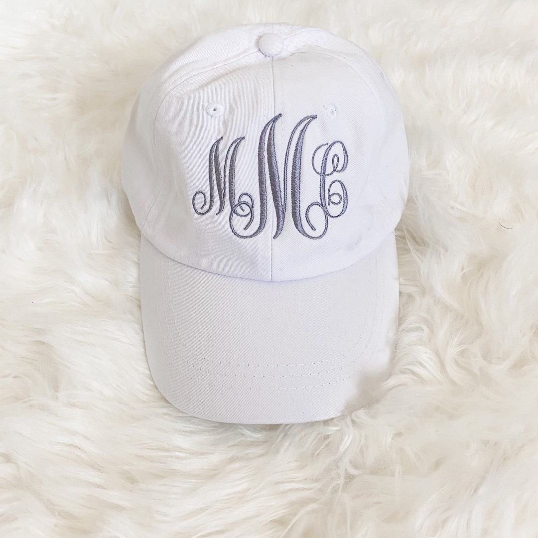 Monogram Hat Baseball Cap Monogram Embroidered Hat Embroidery Cap ...