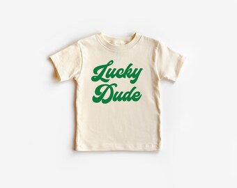 Lucky Dude Toddler Shirt | Lucky Dude Shirt | Lucky Boy Shirt | St. Patricks Day Shirt for kids | St patricks day shirt for boys | Boys St