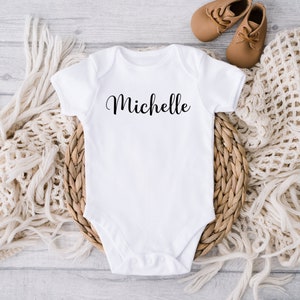 Personalized Baby Bodysuit | Custom Baby Outfit | Custom Baby Gift | Baby Hospital Outfit | Boy name Bodysuit | Girl Name Bodysuit | Baby