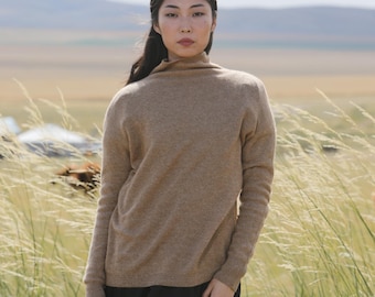 Lightweight Knitten Turtleneck Jumper Cozy Breathable Knitwear