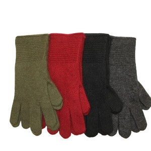 Season End Sale Mongolian Cashmere Gloves Natural Pure Cashmere Mittens Hand Warmer and Soft Luxury Gift Winter Glove Big Sale image 1