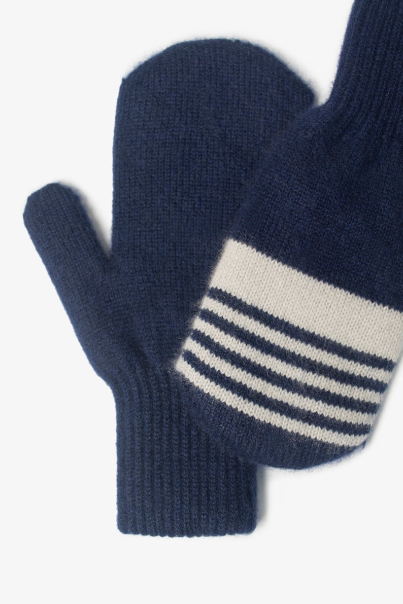 Cashmere Mittens Winter Gloves Mongolian Natural Cashmere Mens Mittens image 4