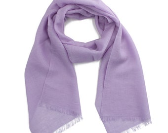Pure Cashmere Scarf Soft Thin Cashmere Scarf Woven Cashmere Scarf