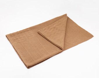 Organic Camel Wool Shawl 100% Pure Camel Shawl Wrap Mongolian Wool Scarf