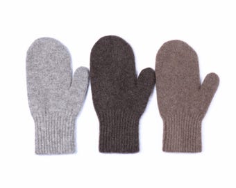 Double Layer Yak Wool Children Mittens Unisex Kid's Winter Gloves Super Warm Mittens