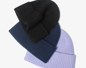 Luxury Cashmere Beanie Soft Stylish Winter Hat for Ultimate Comfort