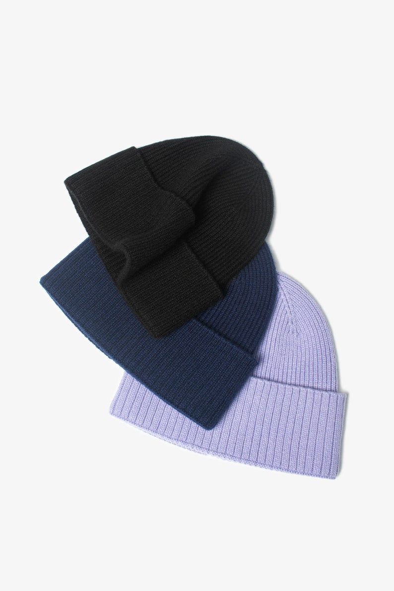 Luxury Cashmere Beanie Soft Stylish Winter Hat for Ultimate Comfort image 1