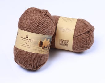 Eco 100% Natural Camel Yarn Organic Camel Wool Yarn Undyed Natural Colour Yarn