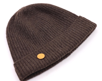 Pure Natural Yak Hat Mongolian 100% Yak Wool Beanie Unisex Extras Warm Winter Rib Hat
