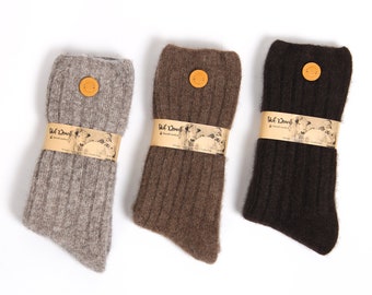 Luxurious Yak Down Home Socks Mongolian Pure Yak Wool Winter Bed Socks Unisex Lounge Socks Extra Warm Soft Socks