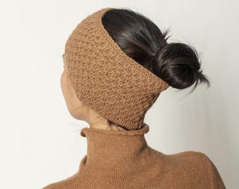 100% Camel Wool Headband