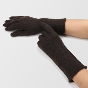 Super Soft Yak Down Cable Knit Gloves Mongolian Pure Natural Yak Wool Mittens Warm Gloves Hand Warmer Winter Glove image 5