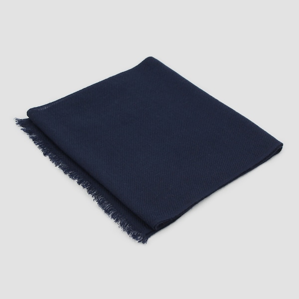 Navy Blue Cashmere Scarf 100% Cashmere Scarf Super Soft Cashmere Scarf Featherlight Scarf