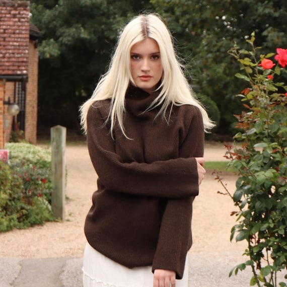 Cozy Yak Wool Turtleneck Sweater Eco Friendly Fashion - Etsy