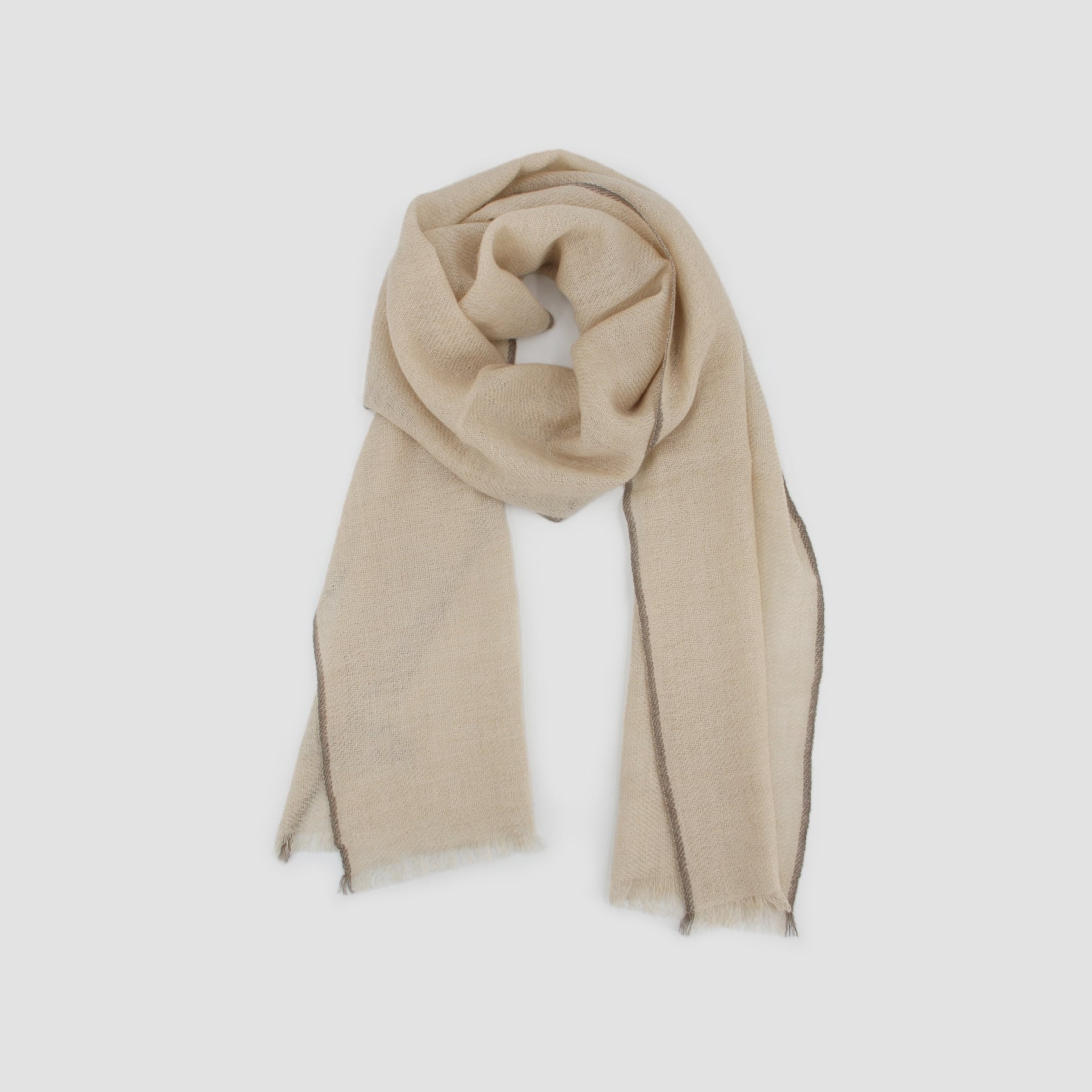 brown cashmere scarf
