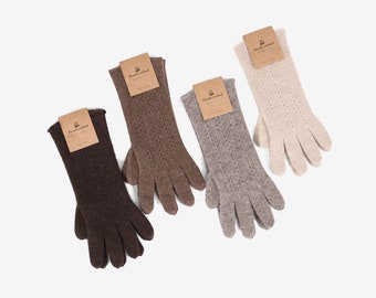 Vente finale Gants chauds en laine de yak douce naturelle Gants d'hiver chauffe-mains Gants en duvet de yak 100 % écologique