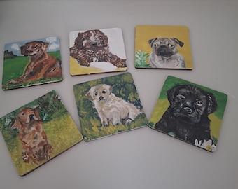 Bespoke Doggy Coasters