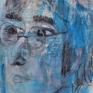 Cartão de cumprimentos de John Lennon. Existe apenas um John Lennon. Presente para fã dos Beatles. Presente de Dia das Mães.