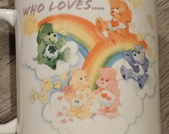 Care Bears Coffee Mug - 80s Cartoon, Retro Nostalgia Gift