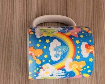 Care Bear Coffee Mug – Rainbow & Star 80s Cartoon