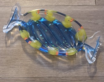 Handmade Resin Candy Tray – Sweet Treat Decor (23cm x 11cm)