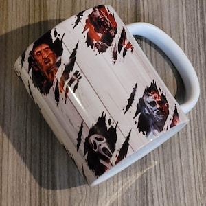 The Horror coasters- drinks Mats - beer mats- horrors worst nightmares- Halloween present - Horror fan gift