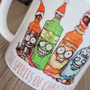 The spirit of Christmas mug - Coffee mug - funny  Christmas mug, at Christmas- -stocking fillers - Hot chocolate
