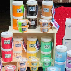 9 unique 8 oz pot of slimes to choose from -asrm slime -glow in the dark slime-Halloween slime-scented slime - colourful slime - party slime