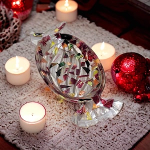 Sweet bowl tray - Eye  catching  bowl - beautiful Christmas gift .Christmas sweet tray