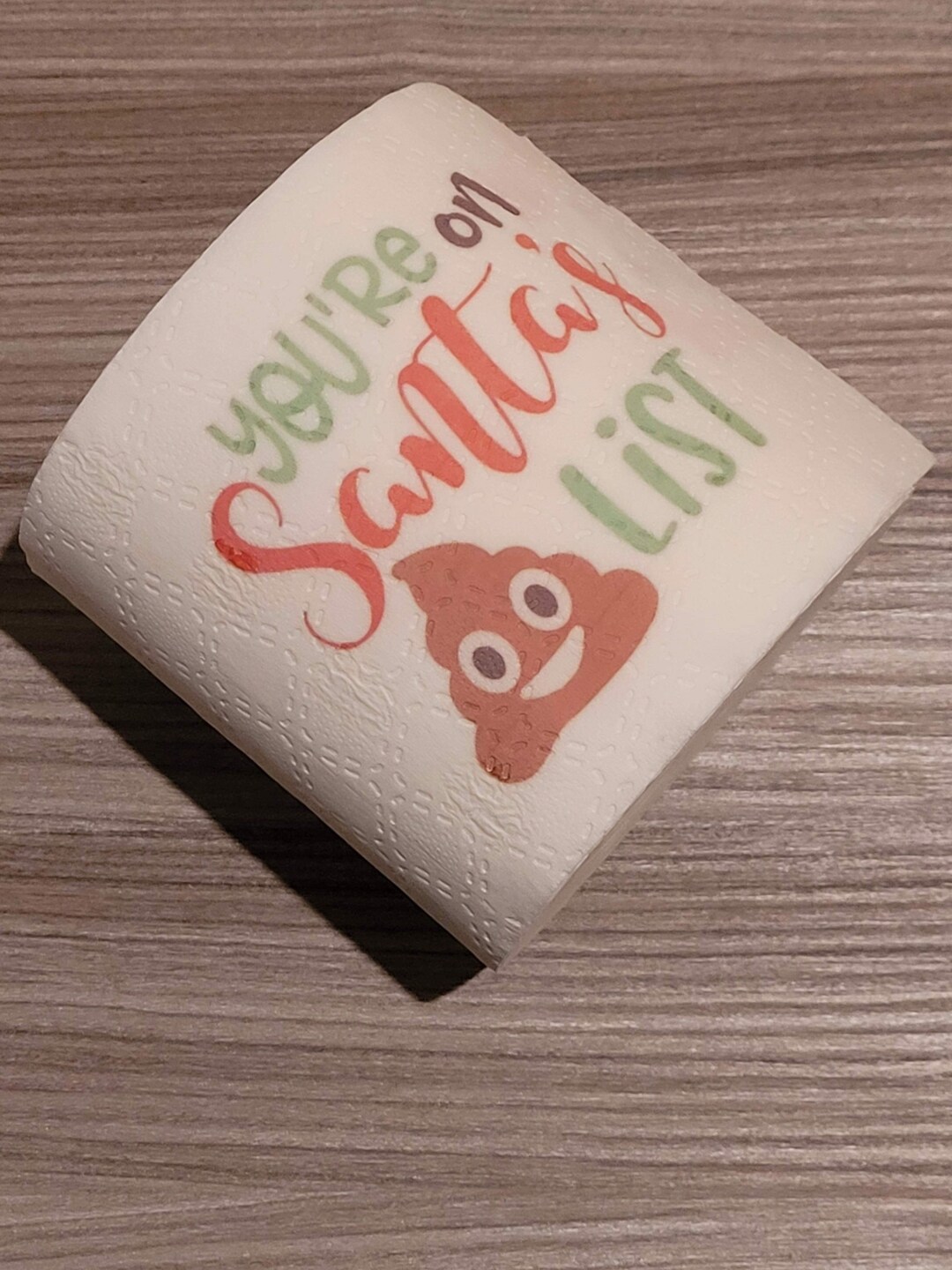 Funny Christmas Toilet Roll Joke Toilet Paper Design Fun - Etsy