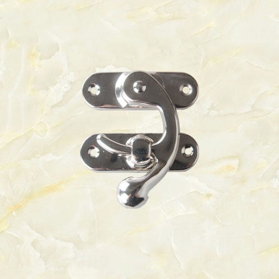 5 Stk Schmuck Kasten Vintage Stil Blume Riegel Hasp Schloss Schnalle