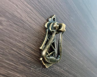 Antike Bronze Tropfengriff Schubladenknäufe: Eisen Möbelknopf Set LS525