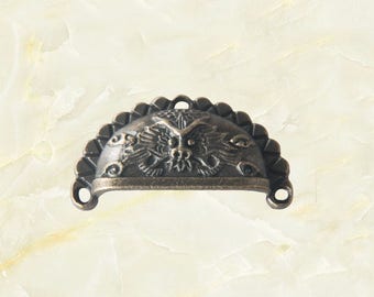 1PC 81X30mm Antique Brozne Cup Pull Bin Shell Pull Dresser Shell Pull Cabinet Knob Pull Handles LS383