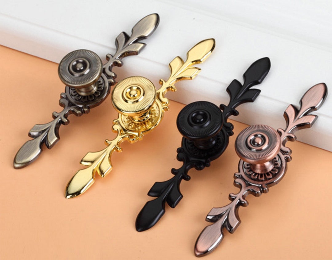 Drawer Pull Back Plate Pull Decorative Dresser Drawer Handles Etsy