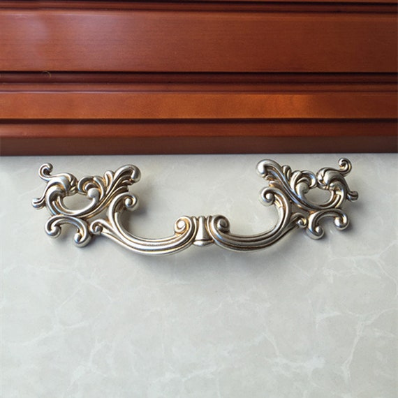 French Provincial Antique Style Drawer Pull 3 75 Centers Etsy