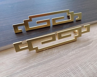 Gold Cabinet Drawer Pull: Decorative Furniture Handle WMLS1136