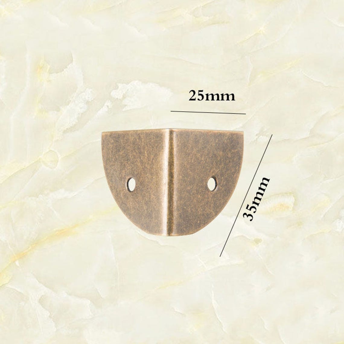 4PCS 25x35mm Bronze Corner Protectors Wood Corner Decorative Etsy