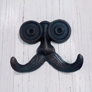 1PC Iron Cast Mustache Hook Hook, Key Hanger,Robe Hook, Furniture Hardware hook, Decorative Hook GG128