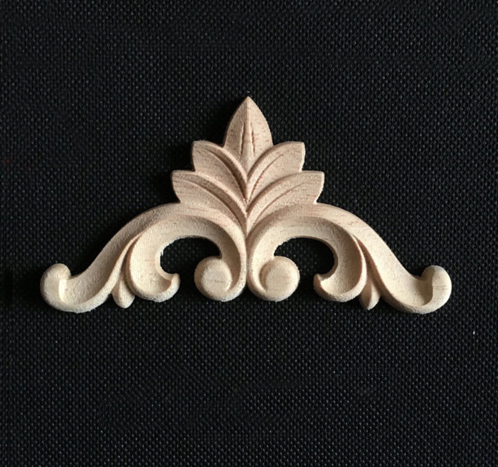 Set of 4 Shabby Chic Wood Embellishments Ornate Furniture Etsy