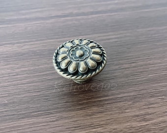 Vintage Bronze Runder Möbelknopf - 32 mm Möbelknauf LS600