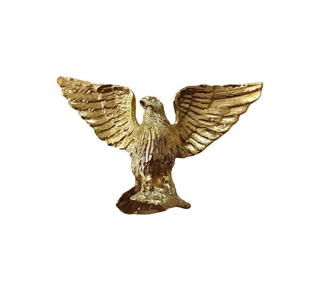 Solid Brass Eagle Drawer Pull Modern Style Decorative Dresser Knob