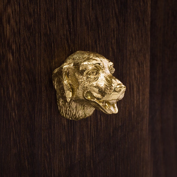 Dog Solid Brass Drawer Pull Modern Style Decorative Dresser Knob Drawer Handles Cabinet Knob Modern Furniture Hardware WMLS497