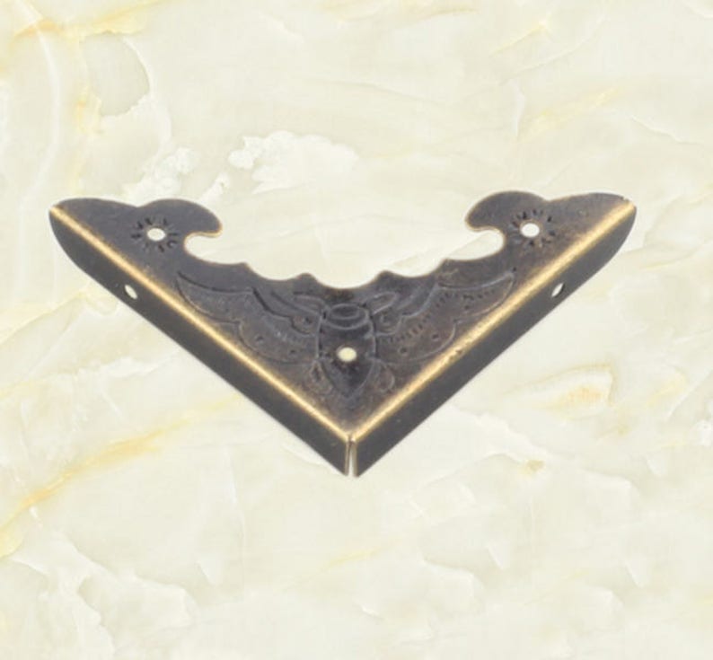 4PCS Bronze Corner Protectors Iron Corner Decorative Corner Etsy