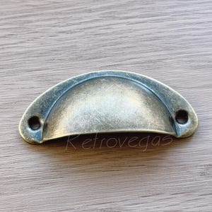 4 stuks brons-ijzeren ladegrepen voor bakken: 81 mm kastgrepen LS009