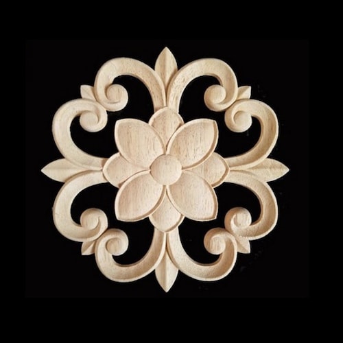 1 Piece Shabby Chic Wood Embellishments Ornate Furniture Etsy
