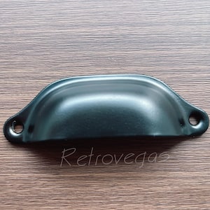 Iron Bin Cup Drawer Pulls: Cabinet Hardware (2PCS 97x31mm)